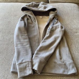 Bench gray zip up fleece jacket
